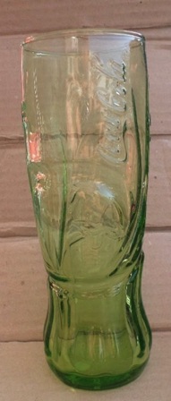 32144-1 € 3,00 coca cola glas picknick Mac Donalds kleur licht groen